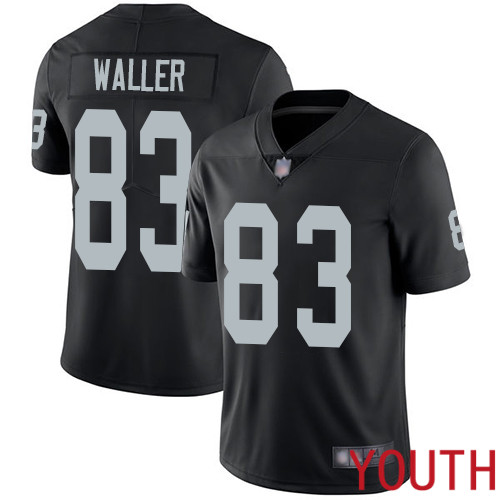 Oakland Raiders Limited Black Youth Darren Waller Home Jersey NFL Football #83 Vapor Untouchable Jersey->women nfl jersey->Women Jersey